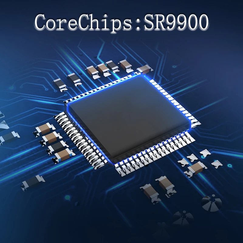USB Lan Ethernet-адаптер к сетевой карте RJ45 100 Мбит/с SR9900 для ПК, ноутбука, настольного компьютера, видеорегистратора, портативного преобразователя без привода