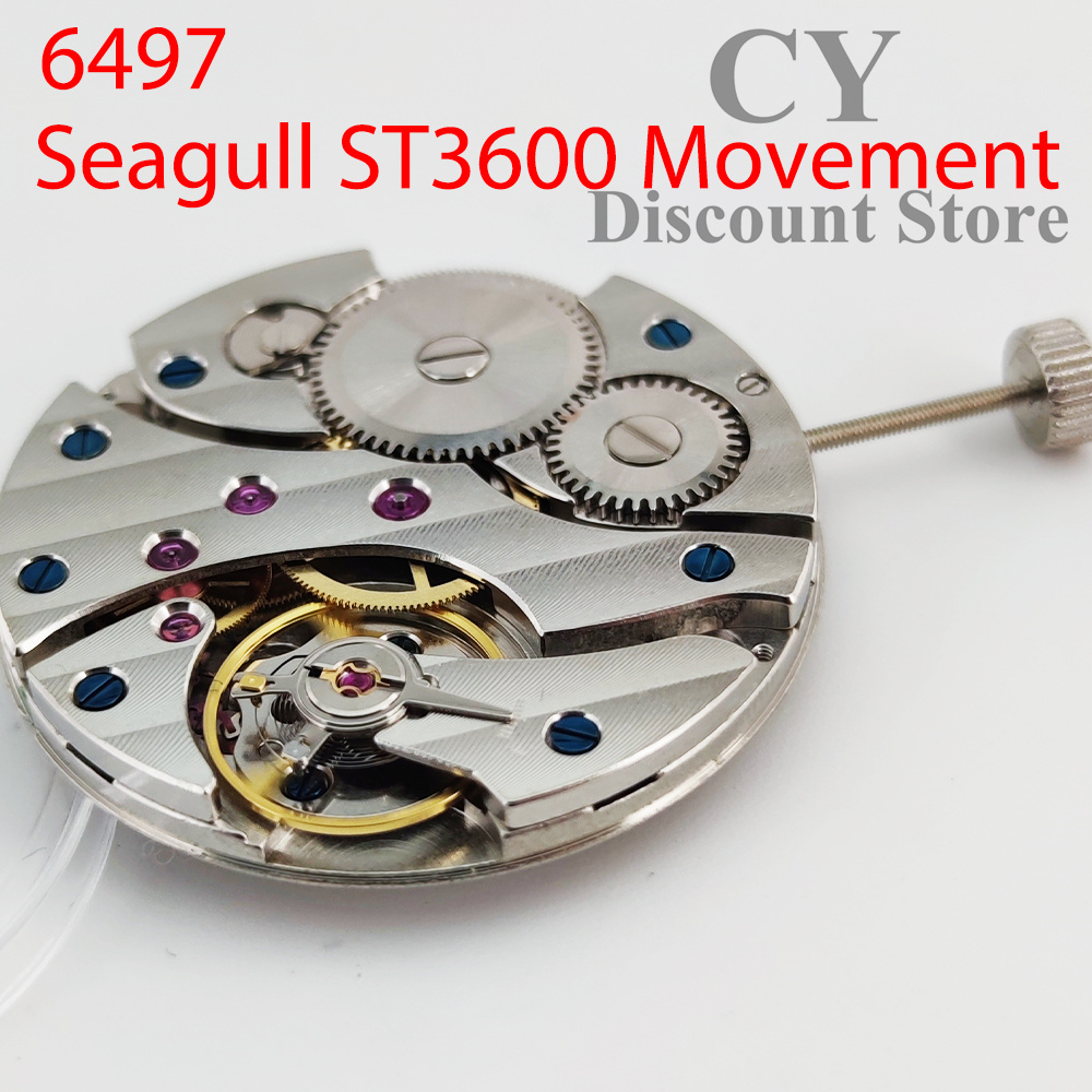 Seagull ST3600 機械式ムーブメント高精度 17 宝石交換 ETA 6497 ムーブメントメンズ腕時計腕時計メンズ