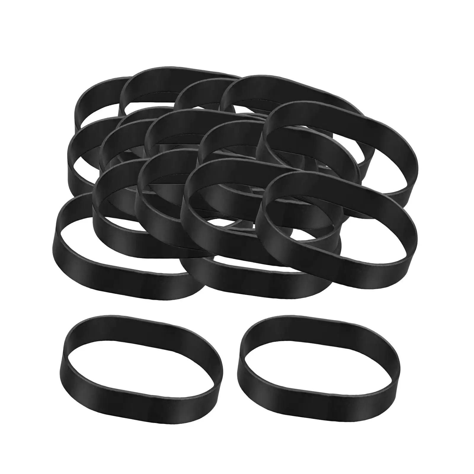 Bandas de goma resistentes para senderismo al aire libre, 3 de 1/2 "x 1/2", 20 unidades