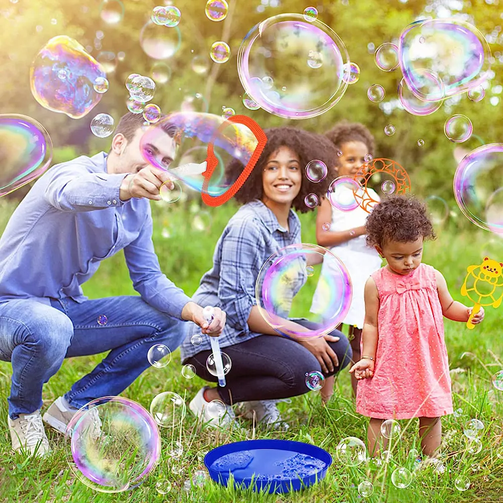 3/7 ชิ้น Bubble Blowing เครื่องมือสบู่ Bubble Stick ชุด Bubble Blowing ของเล่นกลางแจ้งเด็กสนุกของเล่น Family Interactive ของเล่น