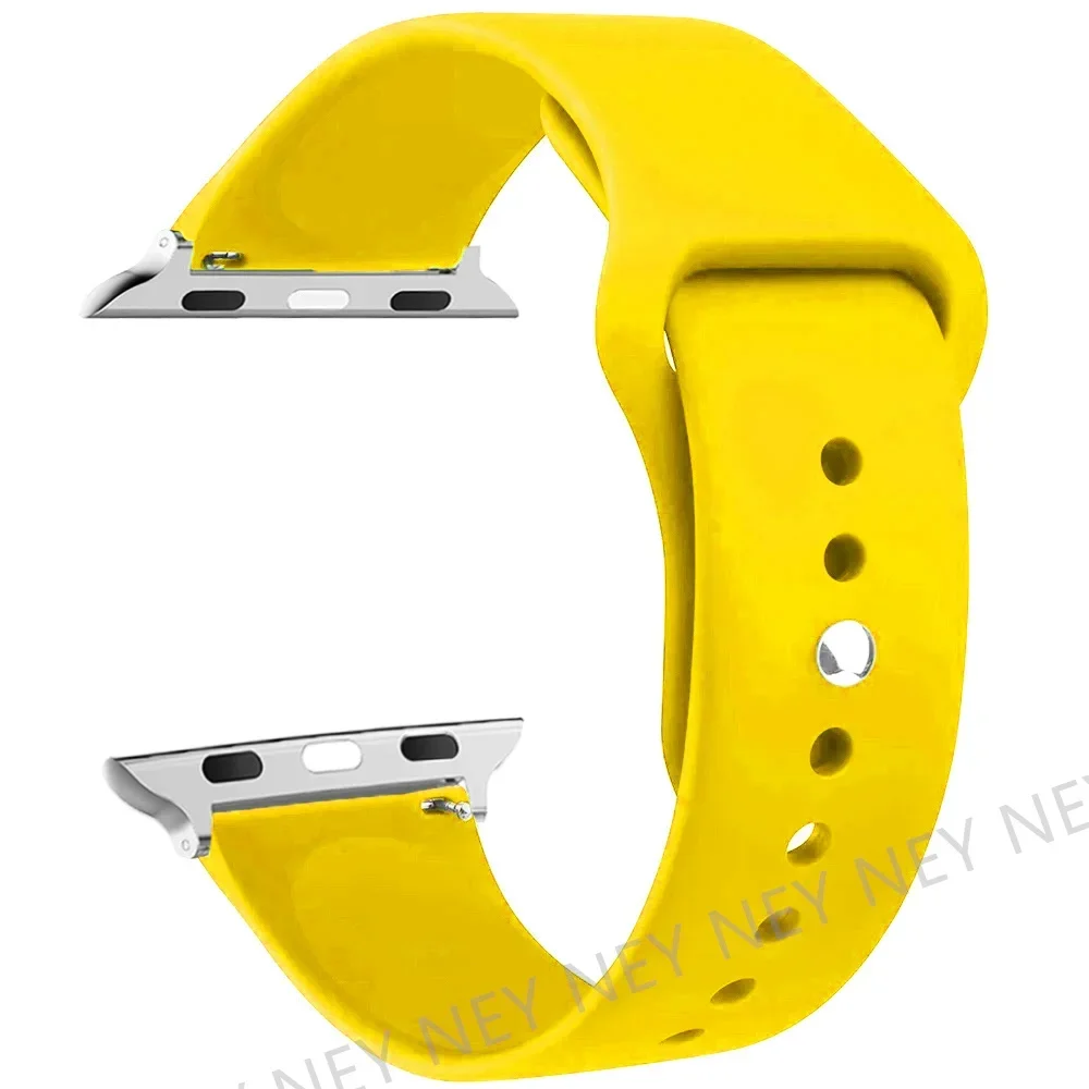 pasek do Apple Watch pasek 45mm 44mm 49mm 40mm 41mm 38mm 42mm silikonowa bransoletka pasek iWatch seria se 9 8 7 6 5 3 ultra 2 pasek