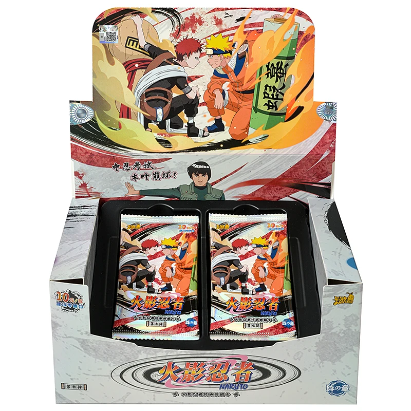 Original KAYOU Anime Naruto Karten Kapitel der Array Box hinzugefügt SE Ninja World Sammlung Karten Spielzeug für Kinder Geburtstag Gif