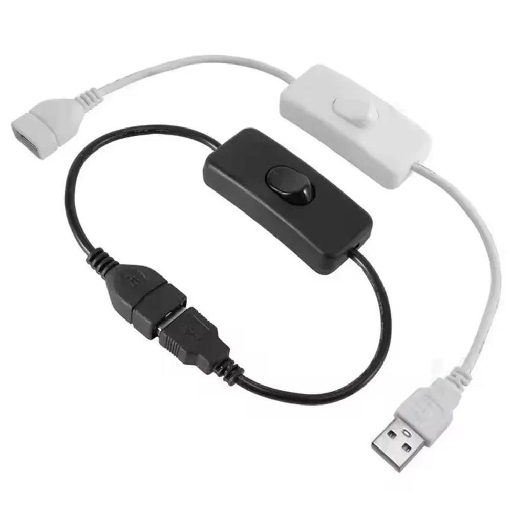 Cabo USB com interruptor liga/desliga, extensão de cabo para USB LED String USB Gadget Ferramentas de dispositivo de fonte de alimentação USB ﻿
