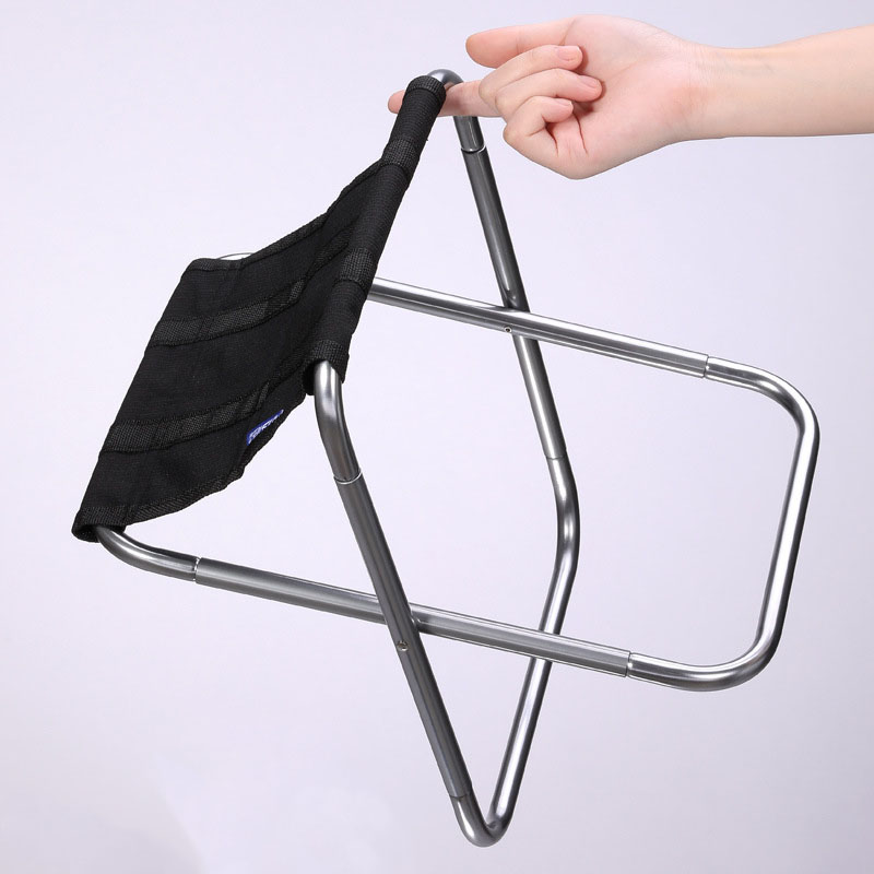 Taburete plegable portátil para actividades al aire libre, silla para acampar, pescar, hacer colas en metro y tren