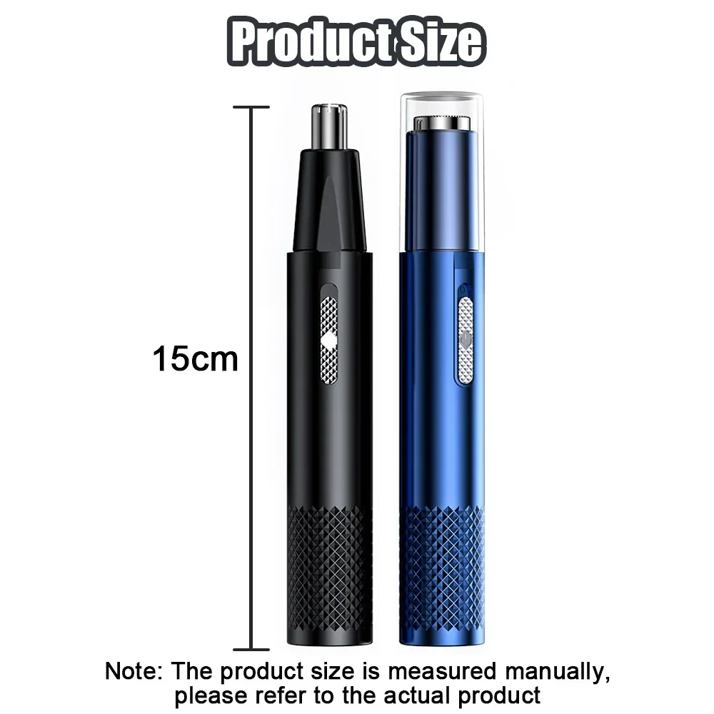 Điện Mũi Tóc Sạc Dây Động Cạo Râu 2 Trong 1 Unisex Tự Động Hoàn Toàn Có Thể Giặt Cạo Râu Mũi tông Đơ