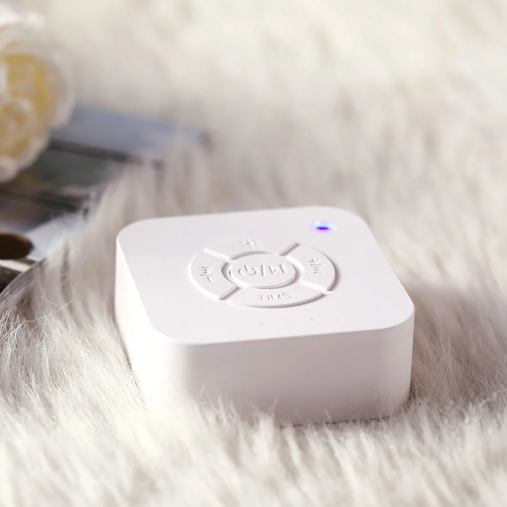 White Noise Machine USB Rechargeable Timed Shutdown Sleep Sound Machine For Sleeping & Relaxation For Baby Adult Office Travel