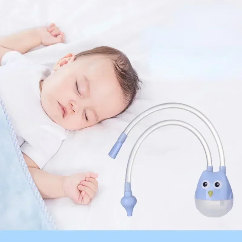 Aspirador Nasal para bebé, limpiador de mocos de succión Nasal infantil, catéter de succión de boca para bebé, herramientas de limpieza de nariz con ventosa para limpieza de niños