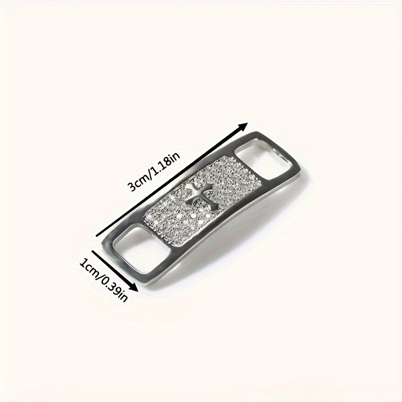 2 hebillas de cordones de aleación elegantes: accesorios de bricolaje de moda para botas y joyas, cordones