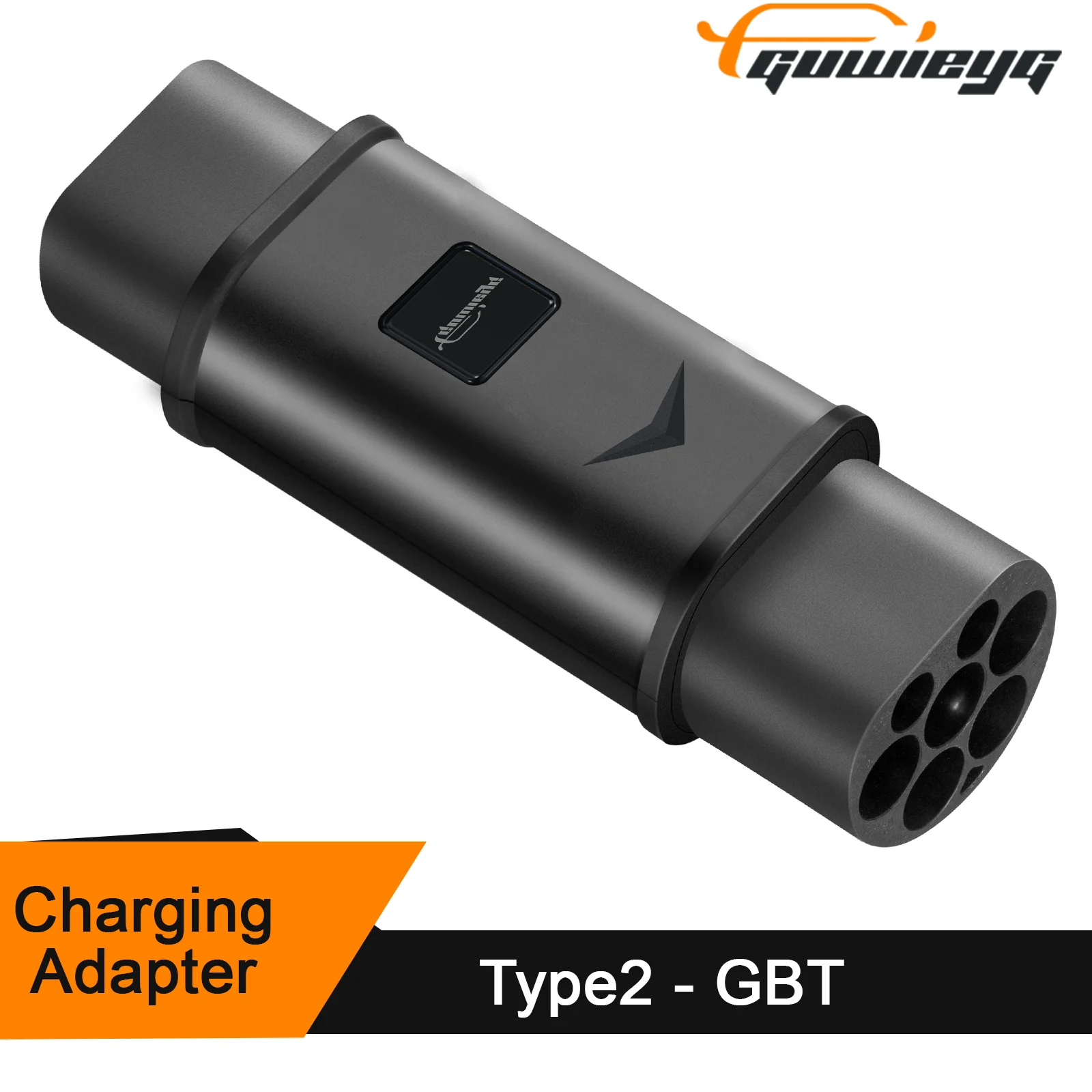 Adaptador tipo 2 a GBT 32A 7,2/22KW EV adaptador de cargador tipo 2 a GBT convertidor de vehículo eléctrico estándar de China para coche chino