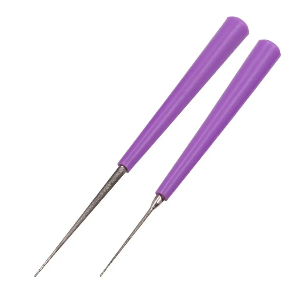 File Reamer Diamond Pointed Needle New Polishing Jewelry Tools Drill Bit Beading Hole Enlarger Carving Needle Power Tool