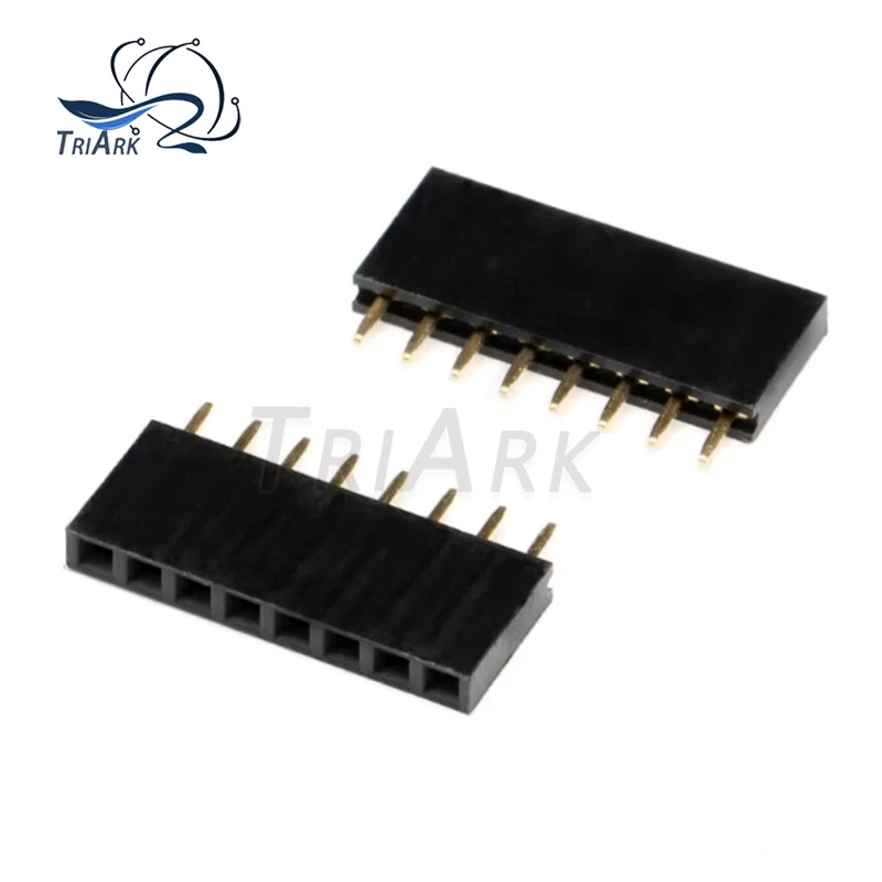 20PCS 2.54mm Single Row Pin Female Header Socket Pitch 1*2p 3p 4p 5p 6p 7p 8p 9p 10p 12p 14p 16p 18p 20p 25p 40p Pin Connector