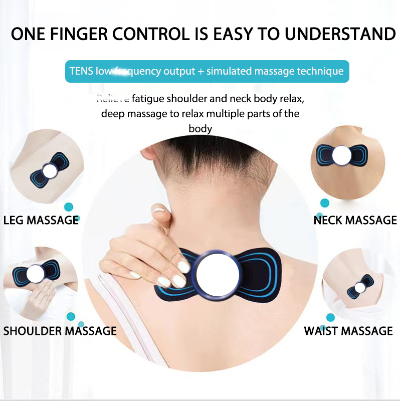 Ems pescoço massagem gel almofadas substituição treinador adesivo acessórios para fisioterapia eletroterapia mini massagem remendo
