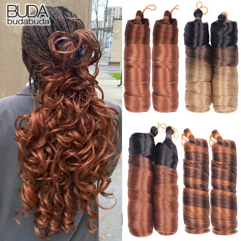 Французские кудри, плетение волос, 24 дюйма, синтетические вязанные крючком волосы, свободные волнистые, предварительно растянутые плетения, наращивание волос, французские завитки, вязанные крючком