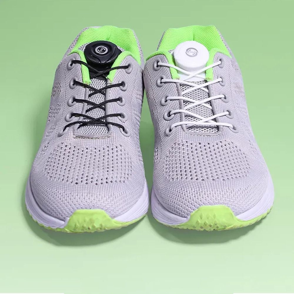 Lacci per scarpe da ginnastica corda con fibbia automatica Lazy Elastic No Tie lacci per scarpe Stretching Lock Laces lacci per scarpe in gomma rapida