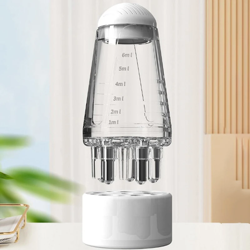 Aplicador de couro cabeludo, solução para recrescimento e estilo de cabelo, pente guia, cabeça hexagonal, bola de rolo de óleo, pente de massagem, ferramentas de relaxamento