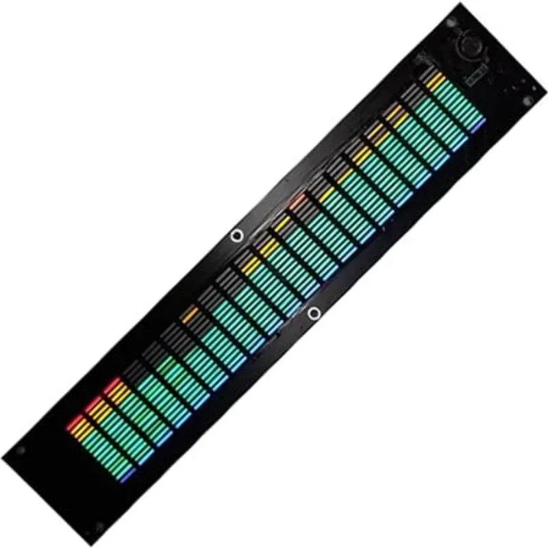 Display elettronico dello spettro musicale a LED 12V Equalizzatore DSP multimodale Indicatore di livello Analizzatore del ritmo luminoso a bordo