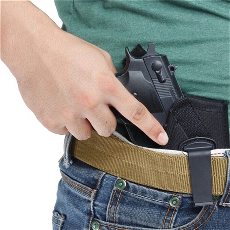 IWB-Coldre tático com clipe saco para macho, esquerda e direita Universal Gun Bag, escondido carregando coldre, Outdoor Training pistola coldre