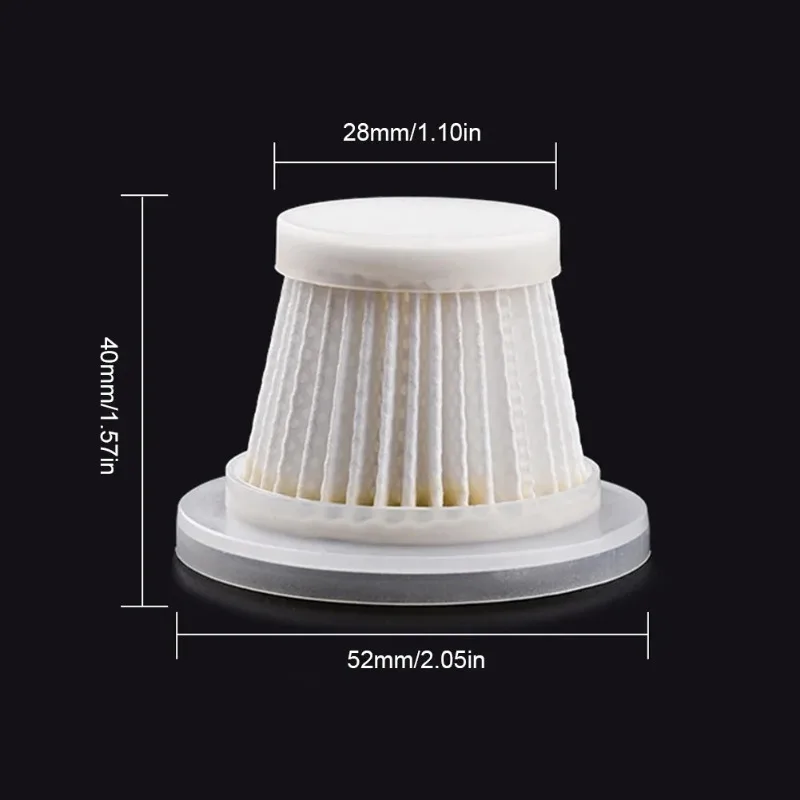 5PCS Cordless Vacuum Cleaner Hepa Filter Parts Home Car Element Handheld Vacuum Cleaner Wireless Replacement Filter Acces