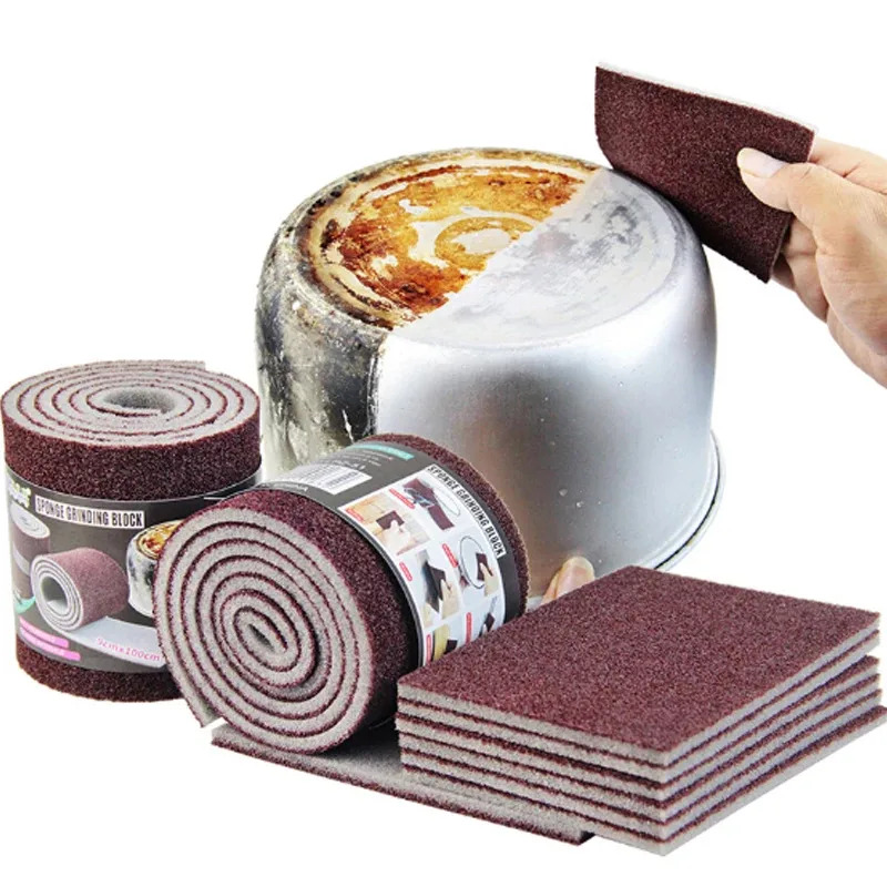 Spazzola da cucina Gomma magica in melamina carborundum per padella Pentola Piatto Utensili da cucina Articoli per la pulizia della casa