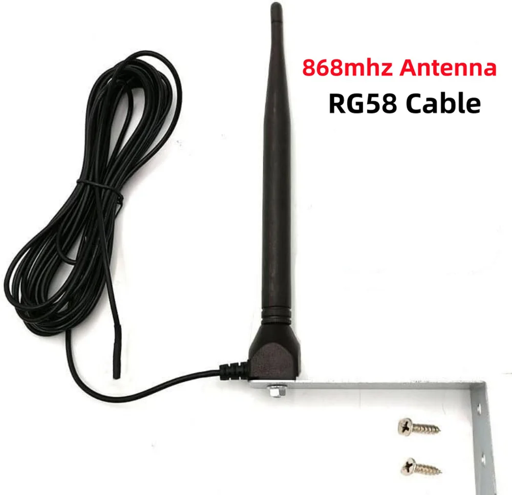 Antena universal para porta de garagem, 868mhz, repetidor de aprimoramento de sinal de rádio, antena externa à prova d'água para abridor de porta de garagem