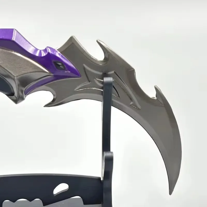 15cm valorant armaelee reaver karambit faca de metal jogo periférico katana samurai espada lâmina sem cortes ornamentos presente meninos brinquedo