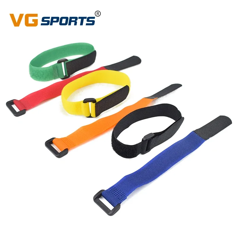 5 ชิ้น/ล็อตจักรยานHandlebarผู้ถือสายรัดขี่จักรยานไฟฉายผูกเชือกผ้าพันแผลUniversal NYLON Sticky Tieคงที่รายการสายรัดจักรยาน