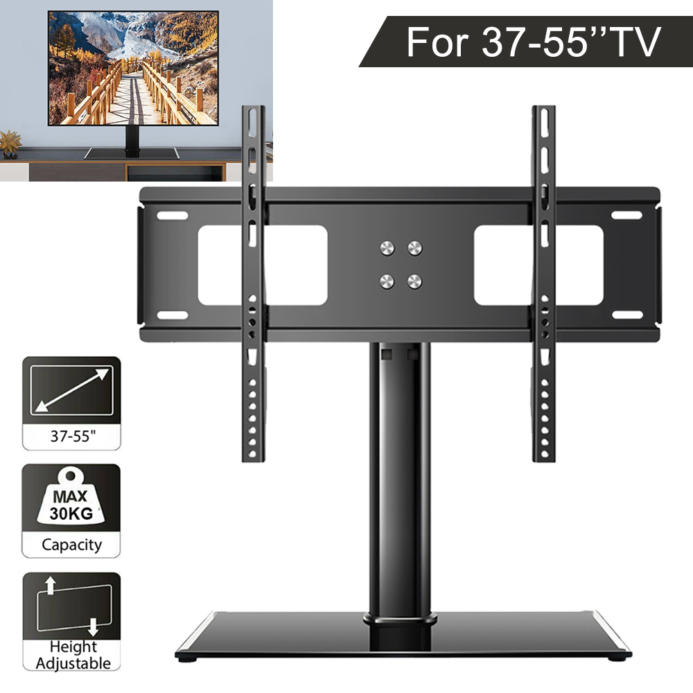 TV-Wandständer für 37–55 Zoll TV, universelle feste TV-Wandhalterung, TV-Ständer, Halter, Rahmen, Wand-TV-Ständer, tragend, 30 kg