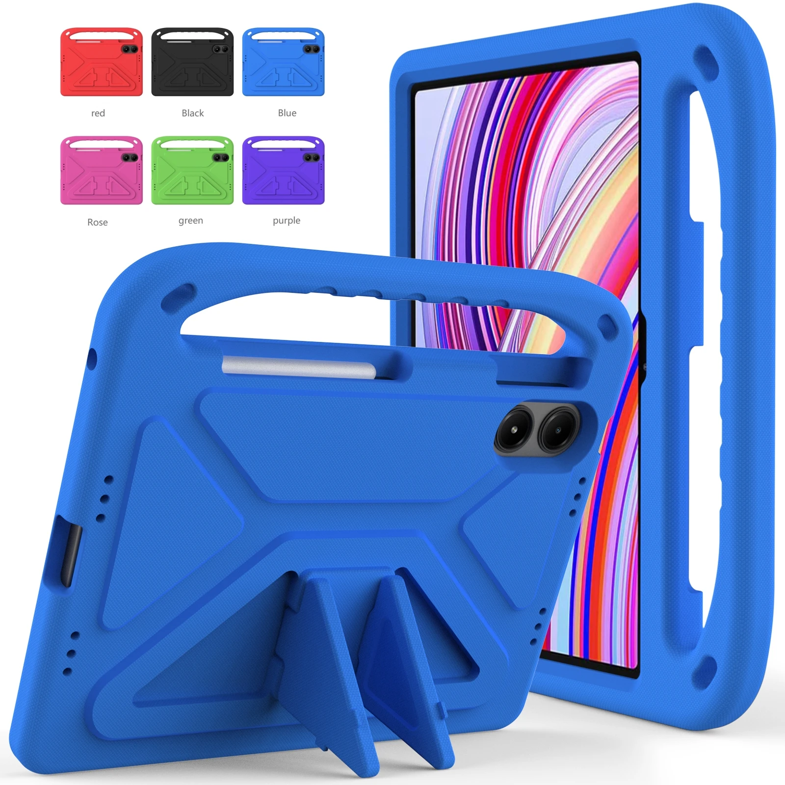 子供 EVA ケース Xiaomi Redmi パッドプロ 12.1 10.6 2022 SE 11 インチ耐衝撃タブレットカバー Xiaomi パッド 7 6 5 プロスタンドケース
