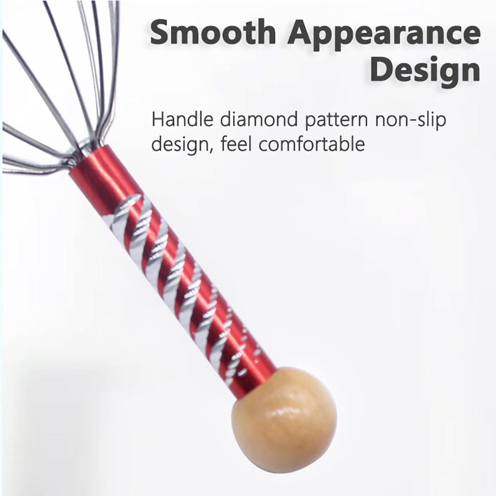 1Pc/2Pcs Handheld Head Massager Stainless Steel Engraved Head Massager Massage Claw Scalp Scratcher Itch Reliever Soul extractor