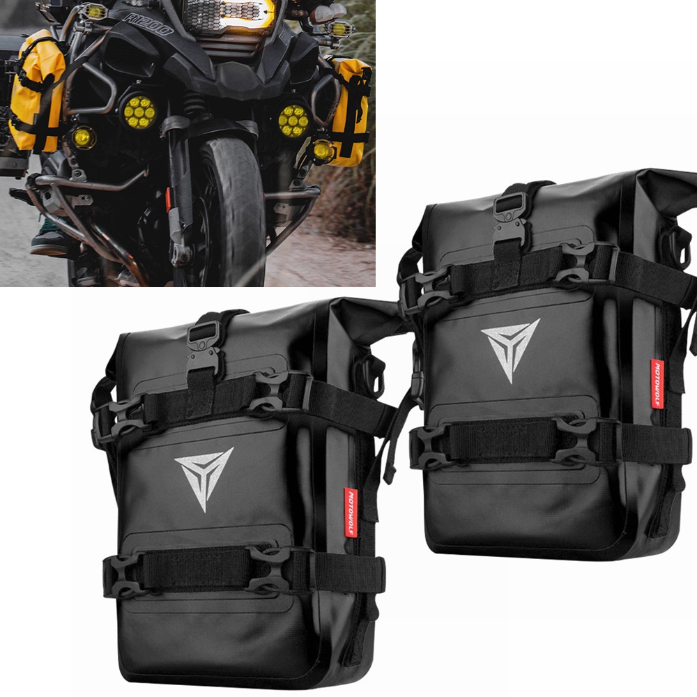 Para bmw r1250gs r1250 gs adv r 1250gs aventura gsa quadro da motocicleta barras de acidente saco à prova dwaterproof água pára-choques ferramenta reparo saco colocação