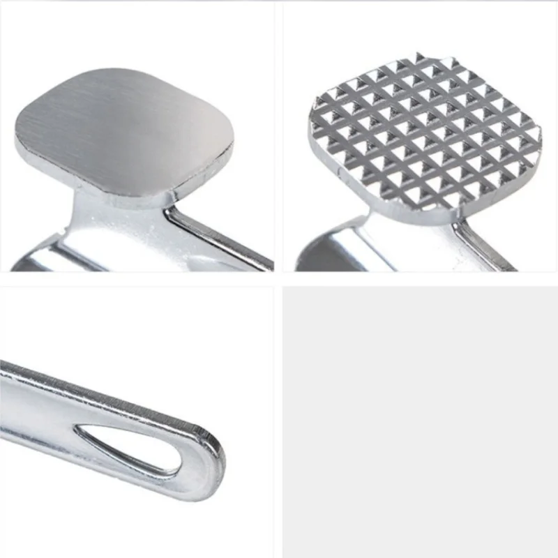 1 PC อลูมิเนียมอัลลอยด์เนื้อ Tenderizer ค้อน-สแตนเลสสตีลครัวเครื่องมือรูปแบบเพชรสําหรับสเต็ก,ไก่,หมูและอื่นๆ |