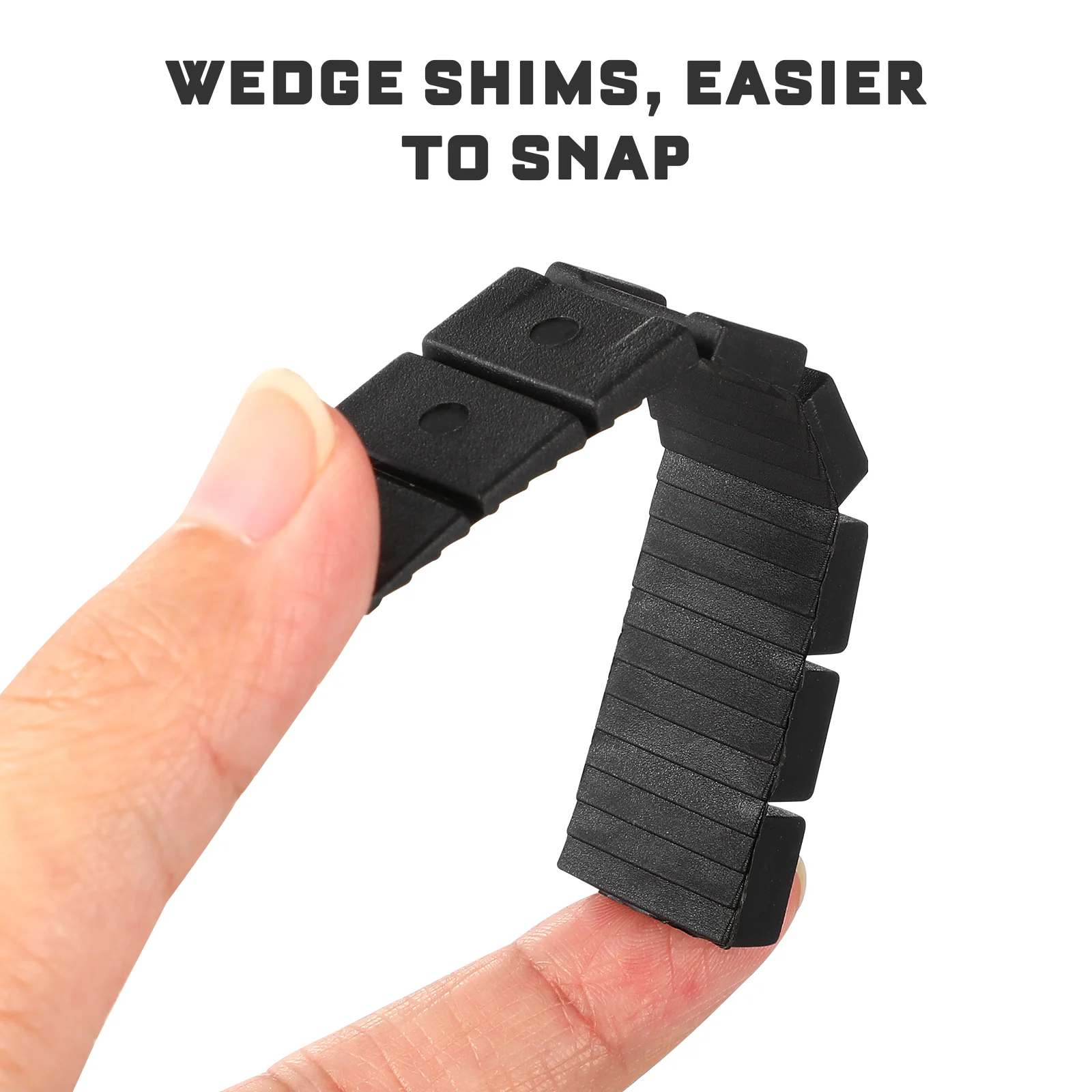 20ชิ้นปะเก็นเฟอร์นิเจอร์ shims levelers เรียว levelers สมดุลแผ่นไรเซอร์ ABS เวดจ์สำหรับบ้าน