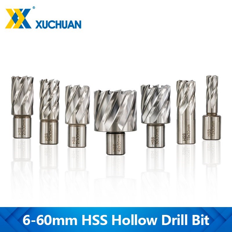 1 шт., коронка из быстрорежущей стали, 6-60 мм