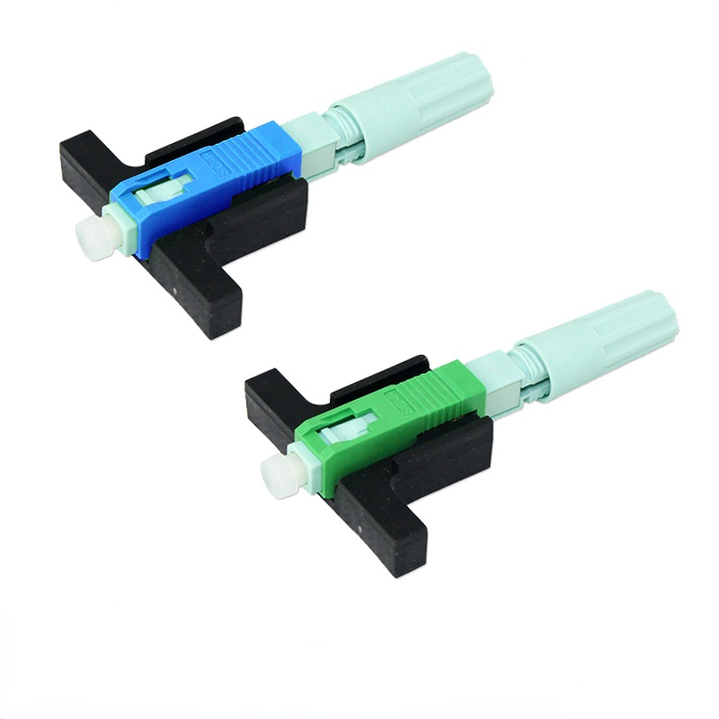 Ftth sc upc fibra óptica conector rápido, alta qualidade incorporado, upc