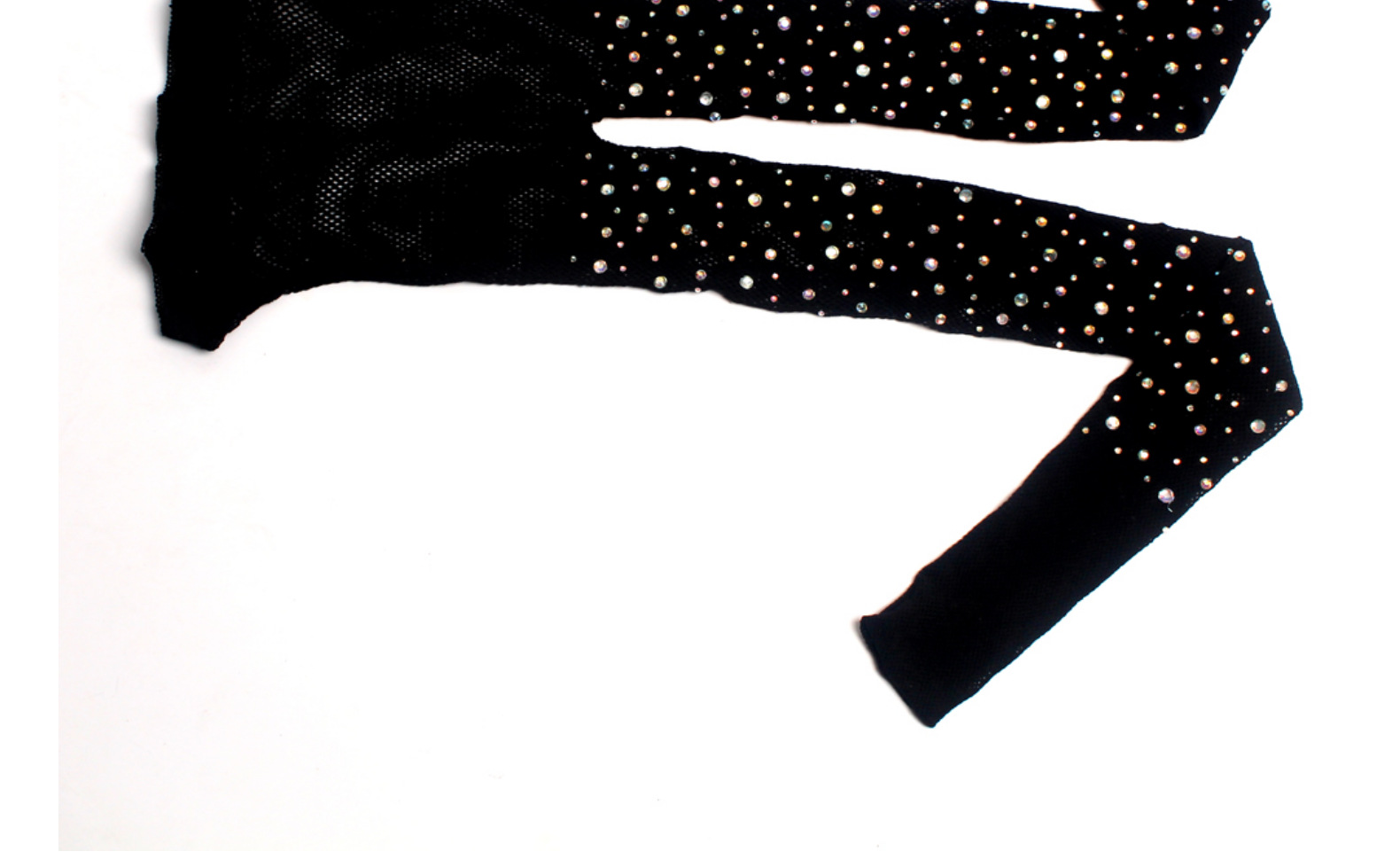 Dames sexy nylon glanzende diamant visnet panty visnet panty meerkleurige strass holle Latin dans panty damescadeau