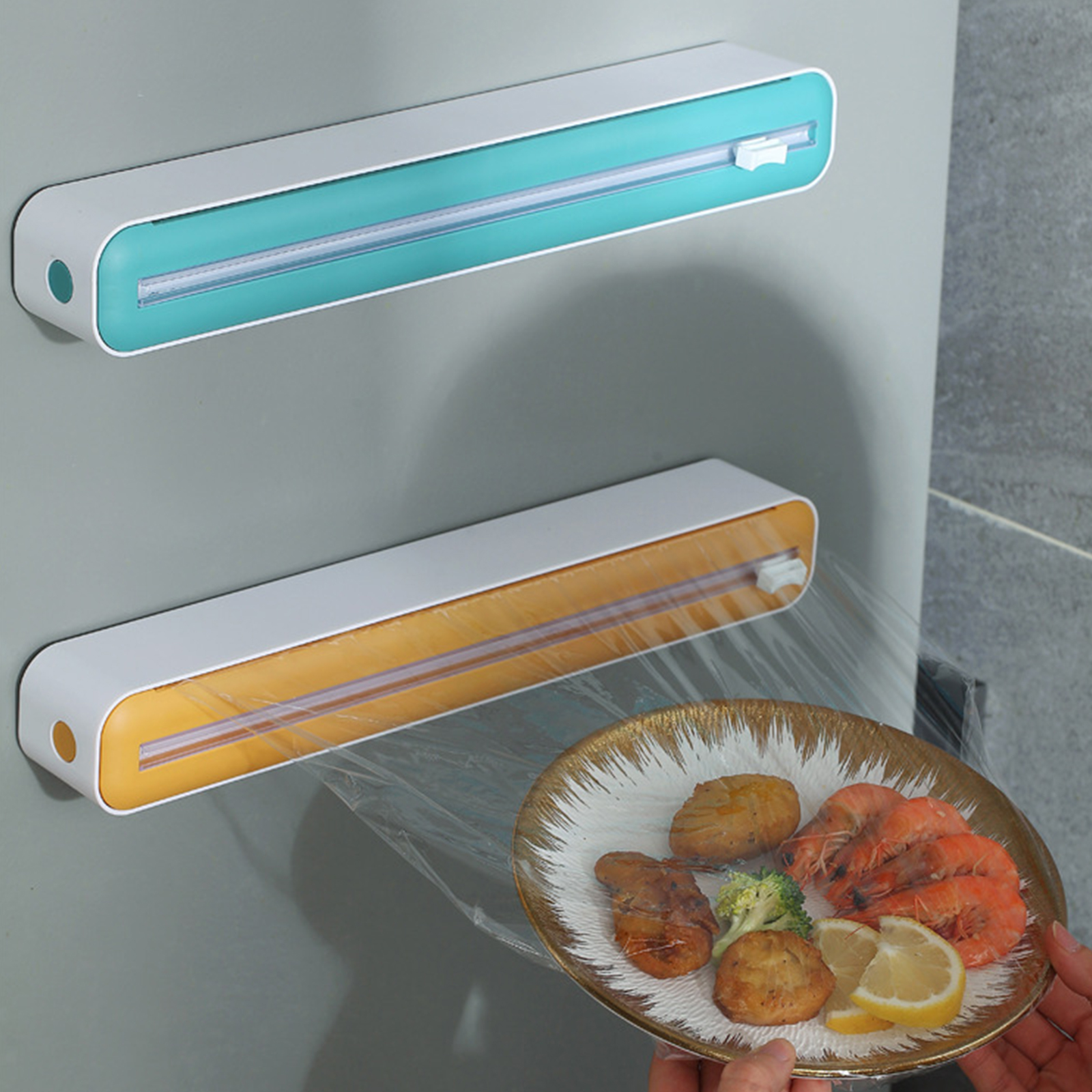 Coupe-Film alimentaire jetable de cuisine, boîte de découpe spéciale pour aliments ménagers, artefact de réfrigérateur à aspiration