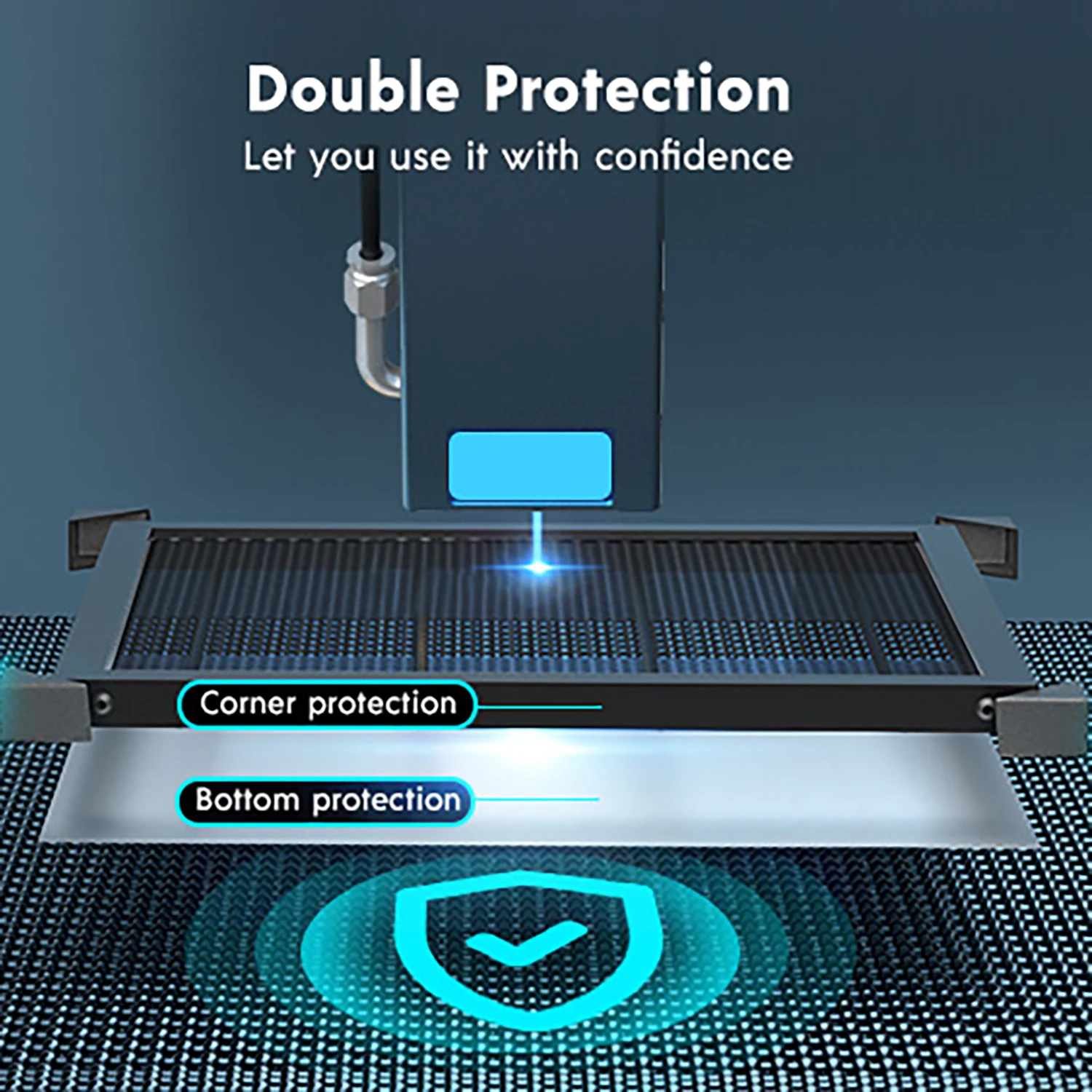 LONGER Honeycomb 440*440*22mm Working Table Honeycomb Laser lazer Bed Aluminum Mesh Panel for Laser Engraver Engraving Machine