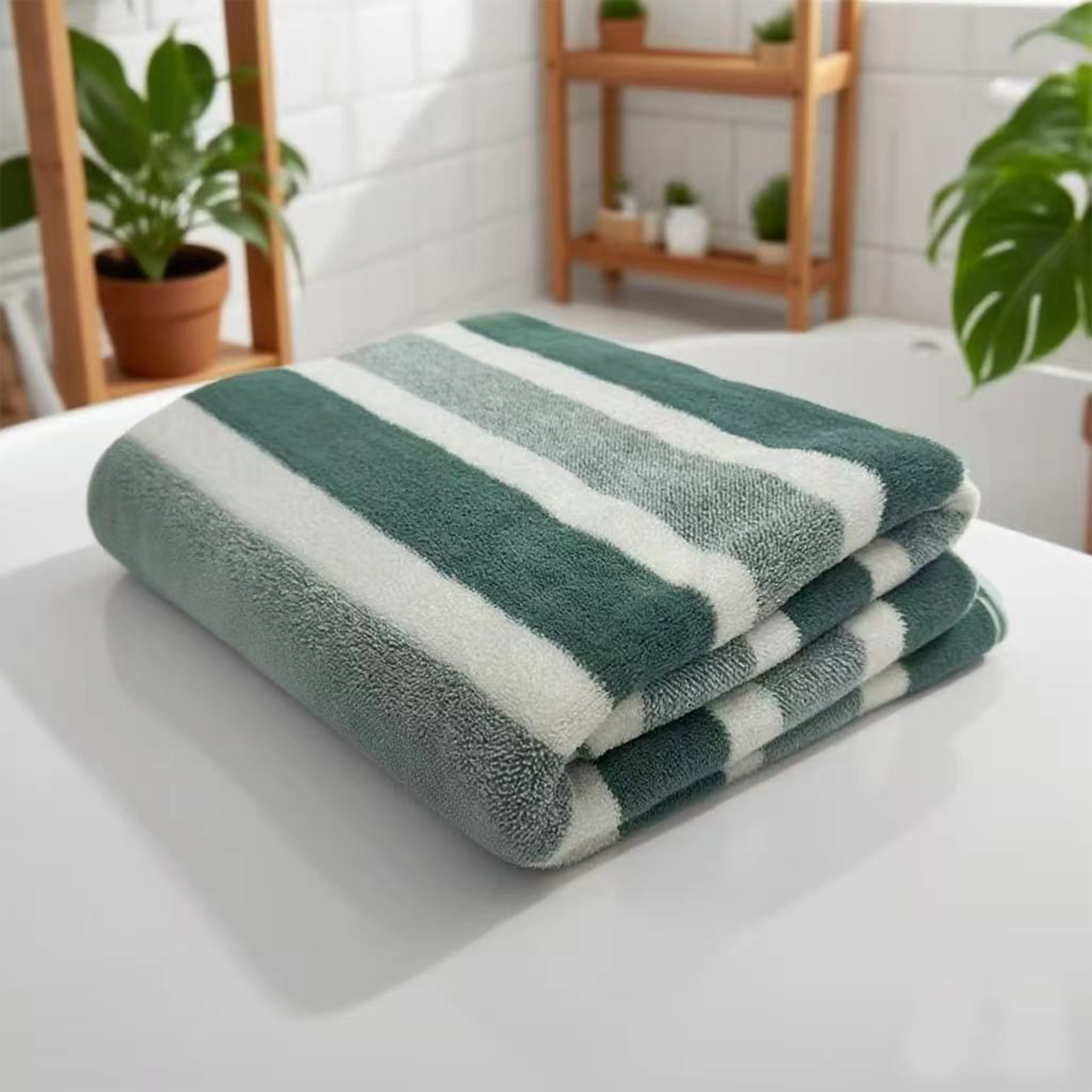 Asciugamano da bagno spesso da 1 confezione, forte assorbimento d'acqua e asciugatura rapida, non spargimento, durevole: molto adatto per famiglie, spiagge,