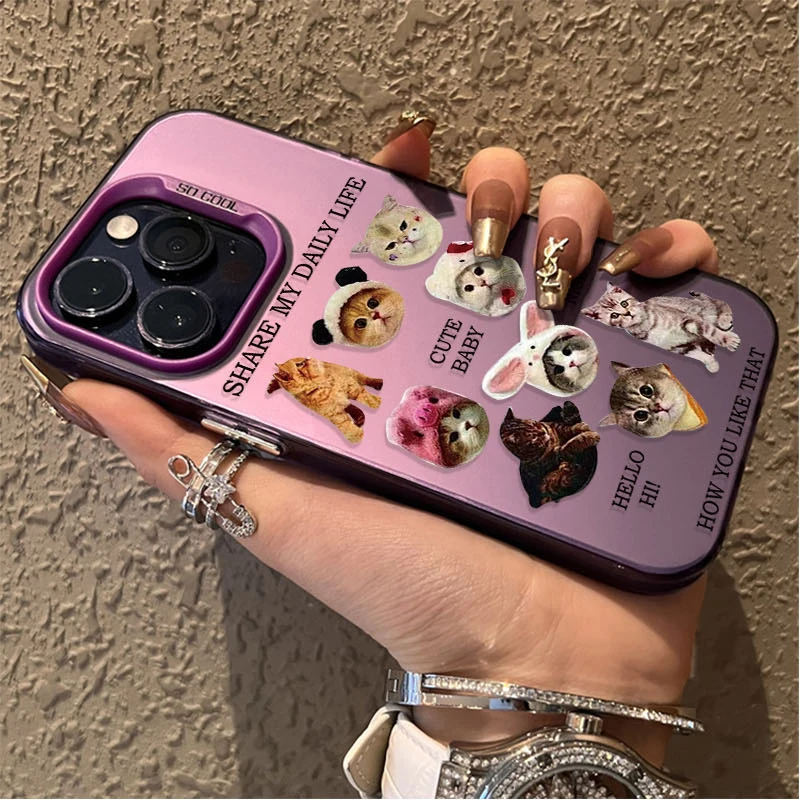 Casing Pelapis Desain Anjing Kucing Lucu Lucu untuk Xiaomi Redmi Note 14 13 12 11 Pro Plus 4G 5G 12S 11S 10S 10 9 9S 12C 13C 14C A3 A4