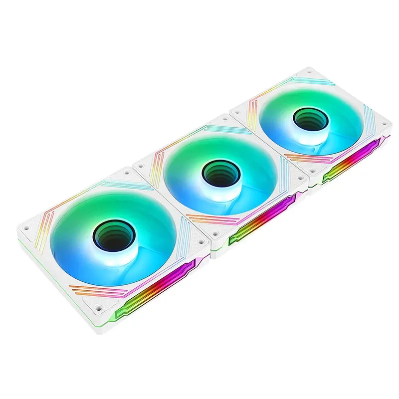 UPSIREN PF-14 PRISM 4PRO Computergehäuselüfter 14 cm ARGB 4-poliger PWM-Leiser Lüfter 12 V großes Luftvolumen 61,5 CFM/650–1800 U/min