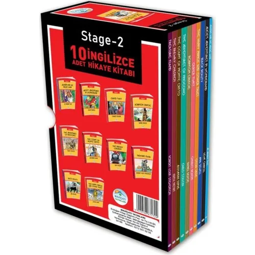 Set Cerita Bahasa Inggris-Tahap 2 (10 Setelan Buku)