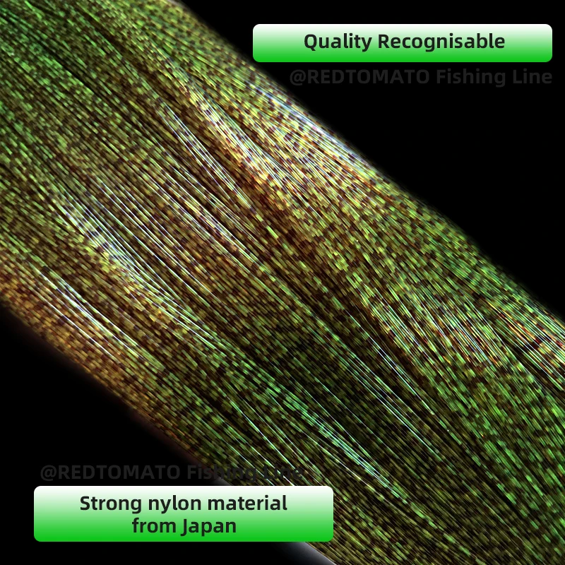 1000m 3000M Vô Hình Dây Câu Cá 3D Đốm Bionic Fluorocarbon Phủ Nguyên Khối Dây Nylon Đốm Cá Chép Tảo Câu Cá Pesca