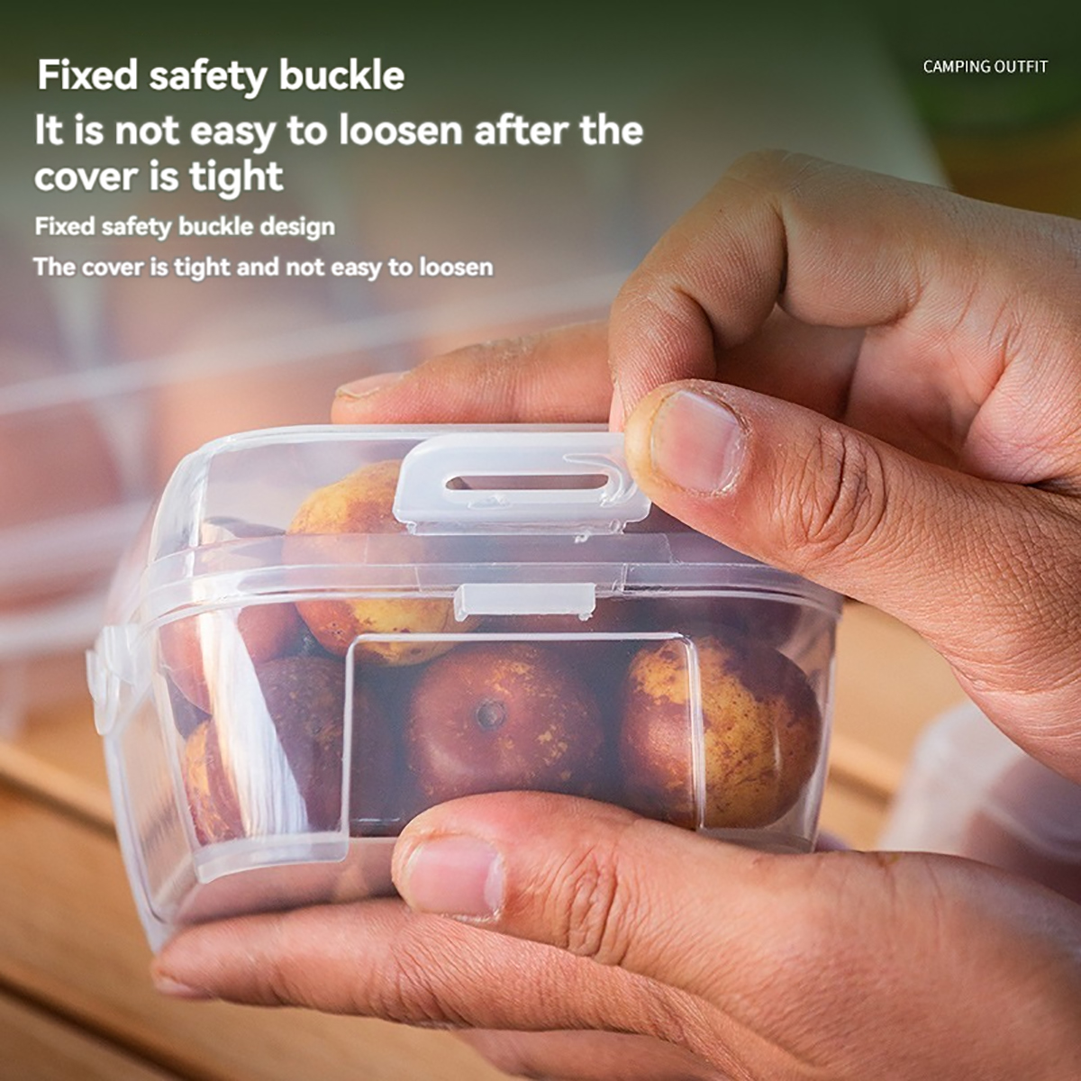 Caja de almacenamiento para huevos a prueba de golpes para exteriores, bandeja para huevos inastillable portátil para acampar, caja de protección de plástico para el hogar, viaje a prueba de golpes