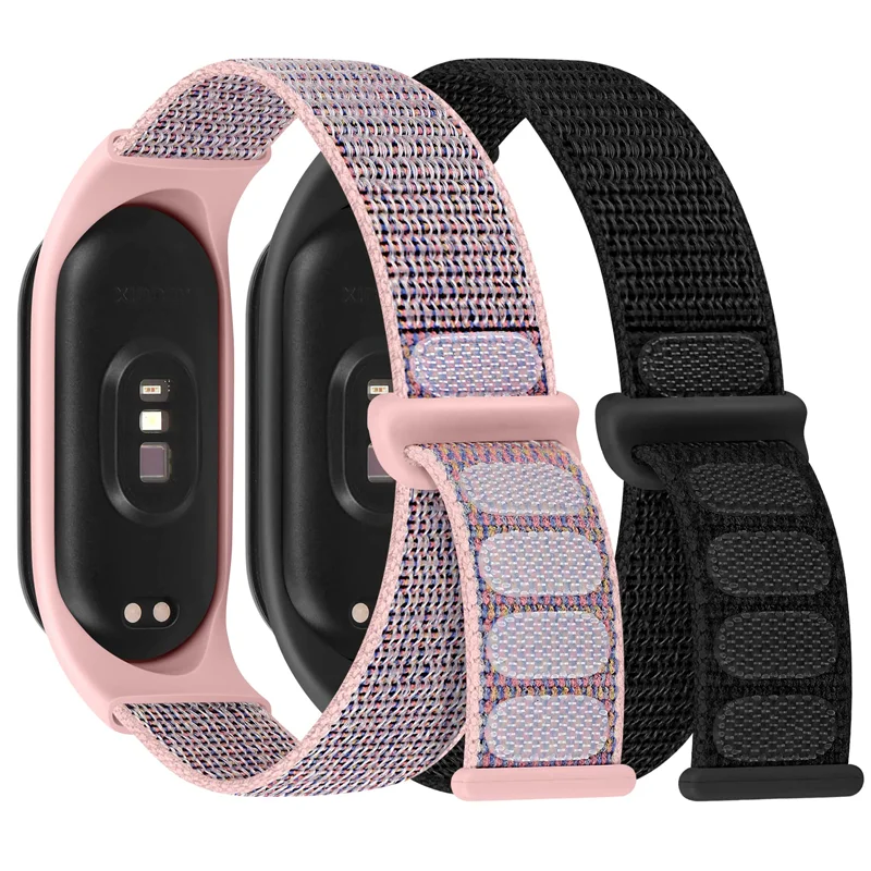 Нейлоновый ремешок-петля для xiaomi mi band 7 6, браслет, ремешок для часов, браслет Miband, браслет correa Mi band 8 7 6 5 4 3