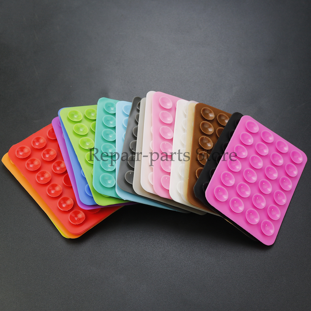 2 шт., утолщенная силиконовая присоска, 24 квадратных присоски, мобильный телефон, планшет, присоска для багажа, универсальное зарядное устройство, кожаный чехол