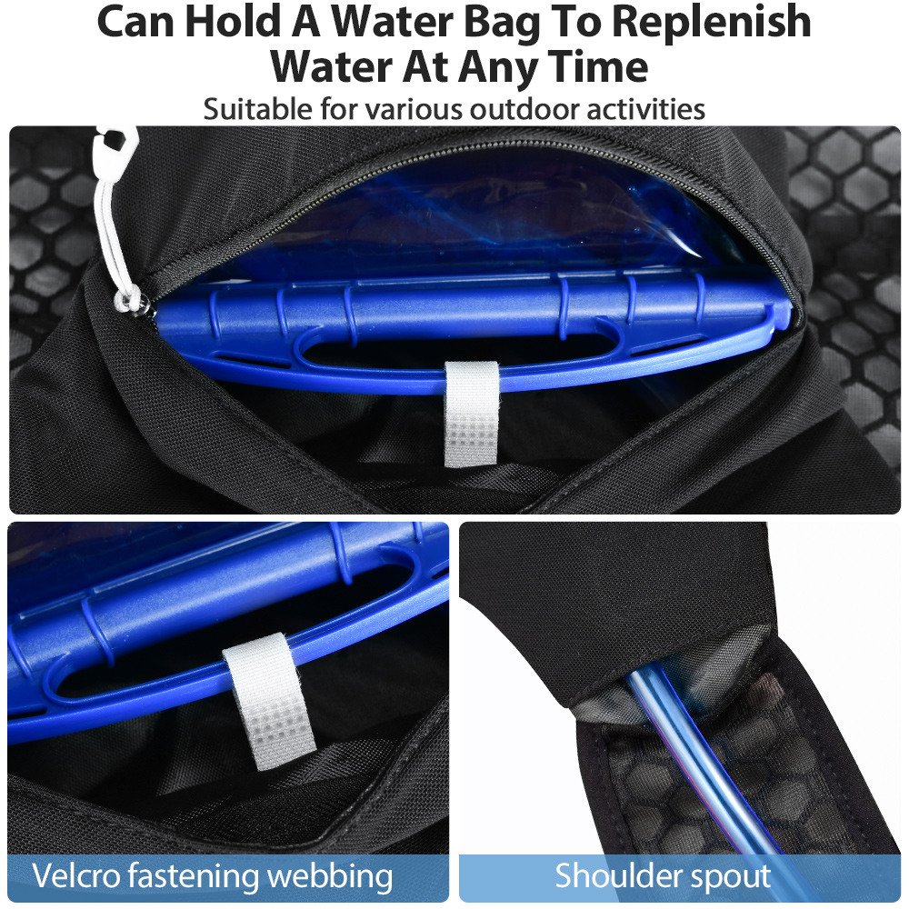 NEWBOLER Outdoor Trail Running Ultralight Rugzak Hydratatie Joggingvest Ademende Marathon Running Rugzak Met Waterfles