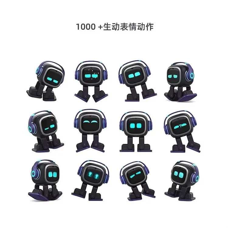 EMO อัจฉริยะ Companion หุ่นยนต์ของเล่นการรับรู้เสียงอารมณ์การสื่อสารแบบโต้ตอบเด็กผู้ใหญ่อิเล็กทรอนิกส์ AI ROBO