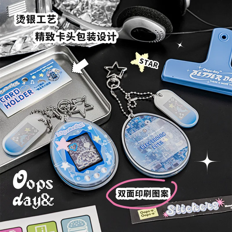 1 인치 사진 카드 홀더 달콤한 아메리칸 스타일 Kpop 아이돌 포토 카드 커버 케이스 빈티지 ID 가족 사진 홀더 학생 용품