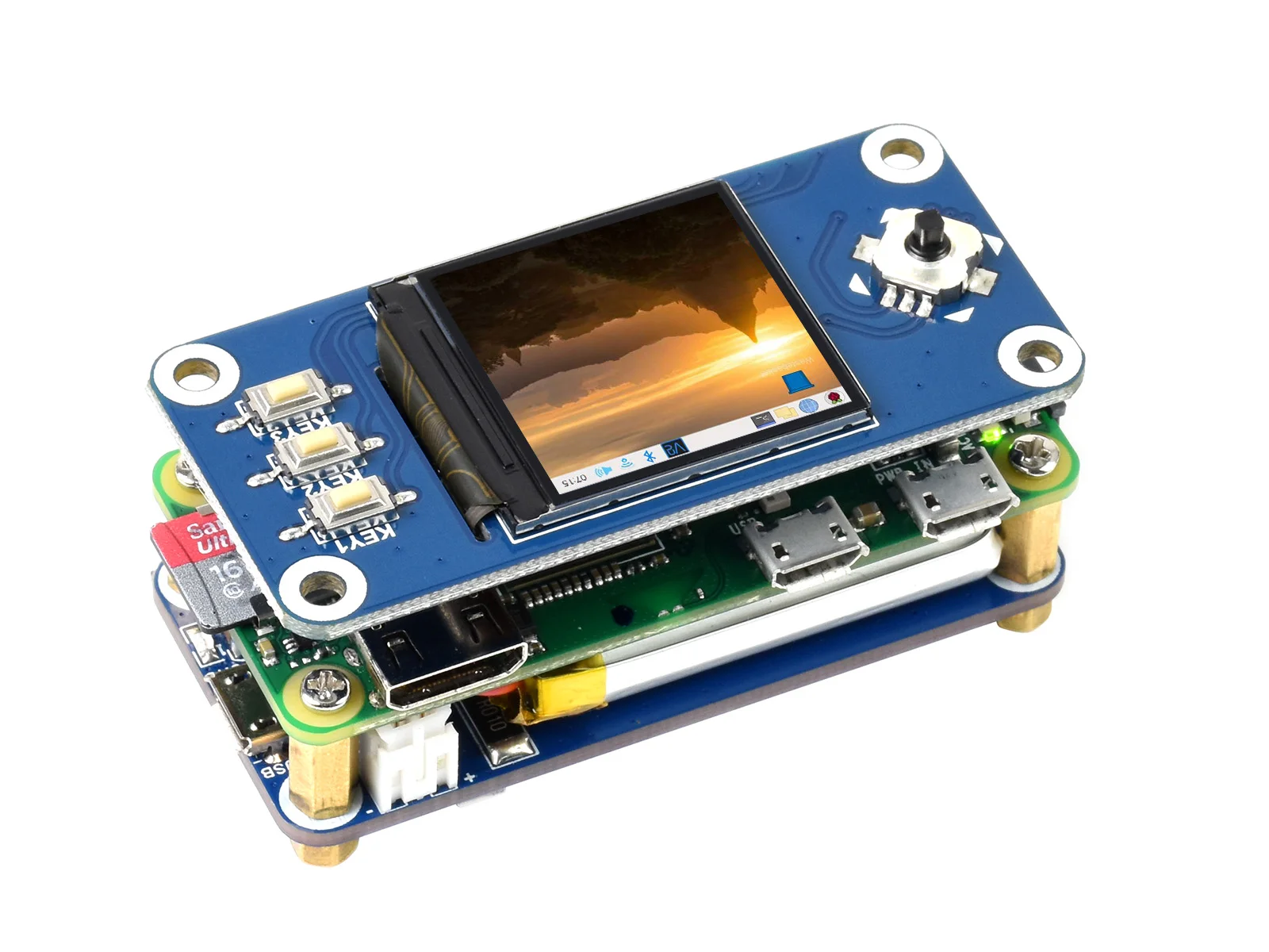 Плата питания Raspberry Pi Zero UPS Lite, аккумуляторная батарея i2c, индикатор MAX17040G для Zero W/2 Вт
