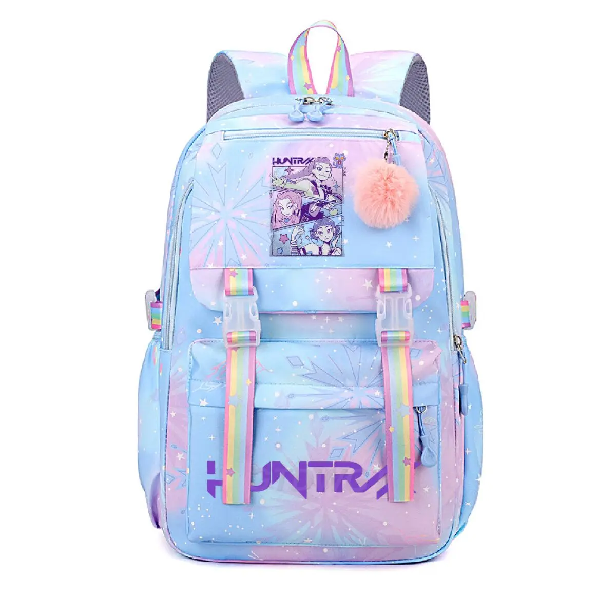 Kpop Demon Hunters Huntrix Graphic Schoolbags  Children Teeneger School Backpack Fashion Backpack Women Shoulder Bag